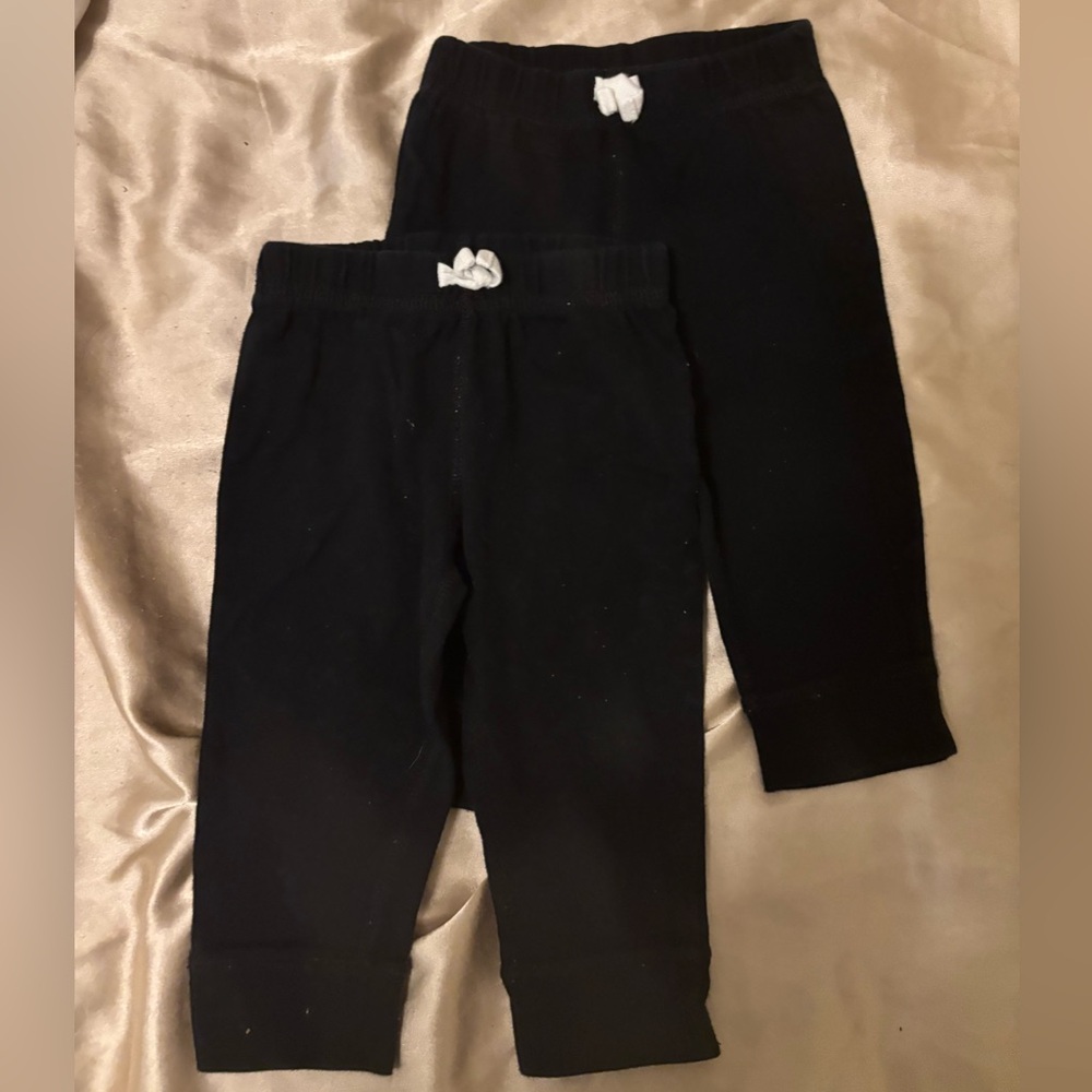 Carter's Black Joggers (2 pairs)